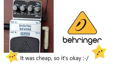 Behringer DR600 - *VERY* Digital Reverb