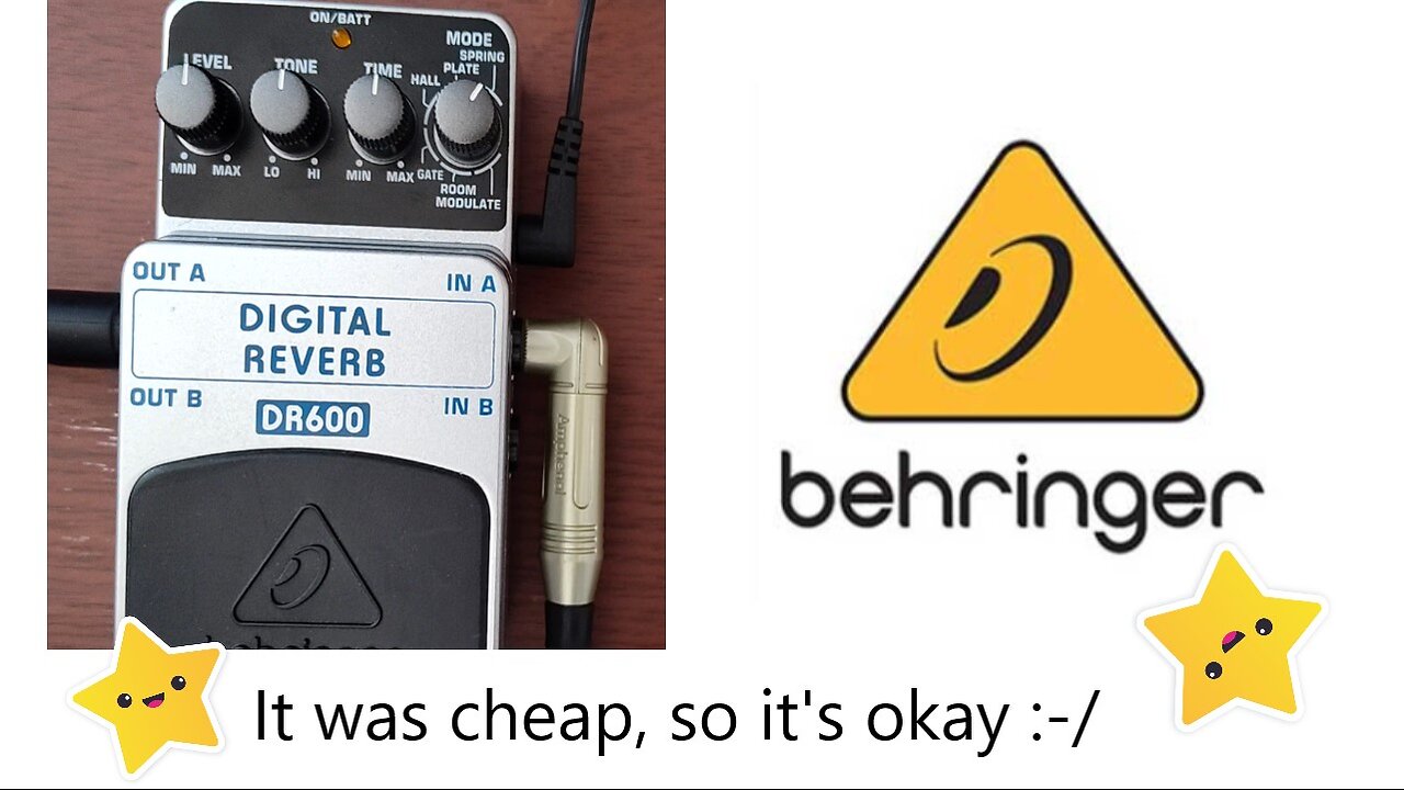 Behringer DR600 - *VERY* Digital Reverb