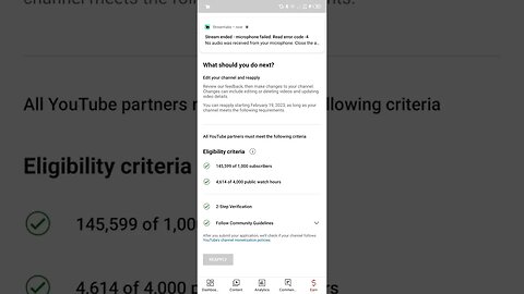 KEEP DROPPED WATCH HOUR EVERY 6 PM TILL I CANNOT APPLY MONETIZATION BACK AT 19 AS WORKING INTENDED