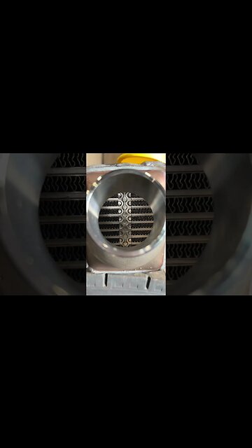 Inside view of EGR cooler of Volvo Truck! #shorts