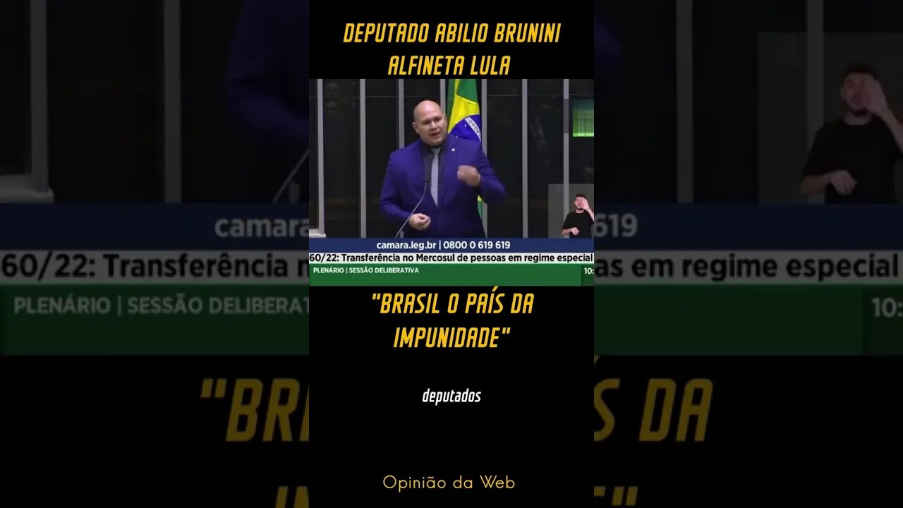 deputado critica Lula