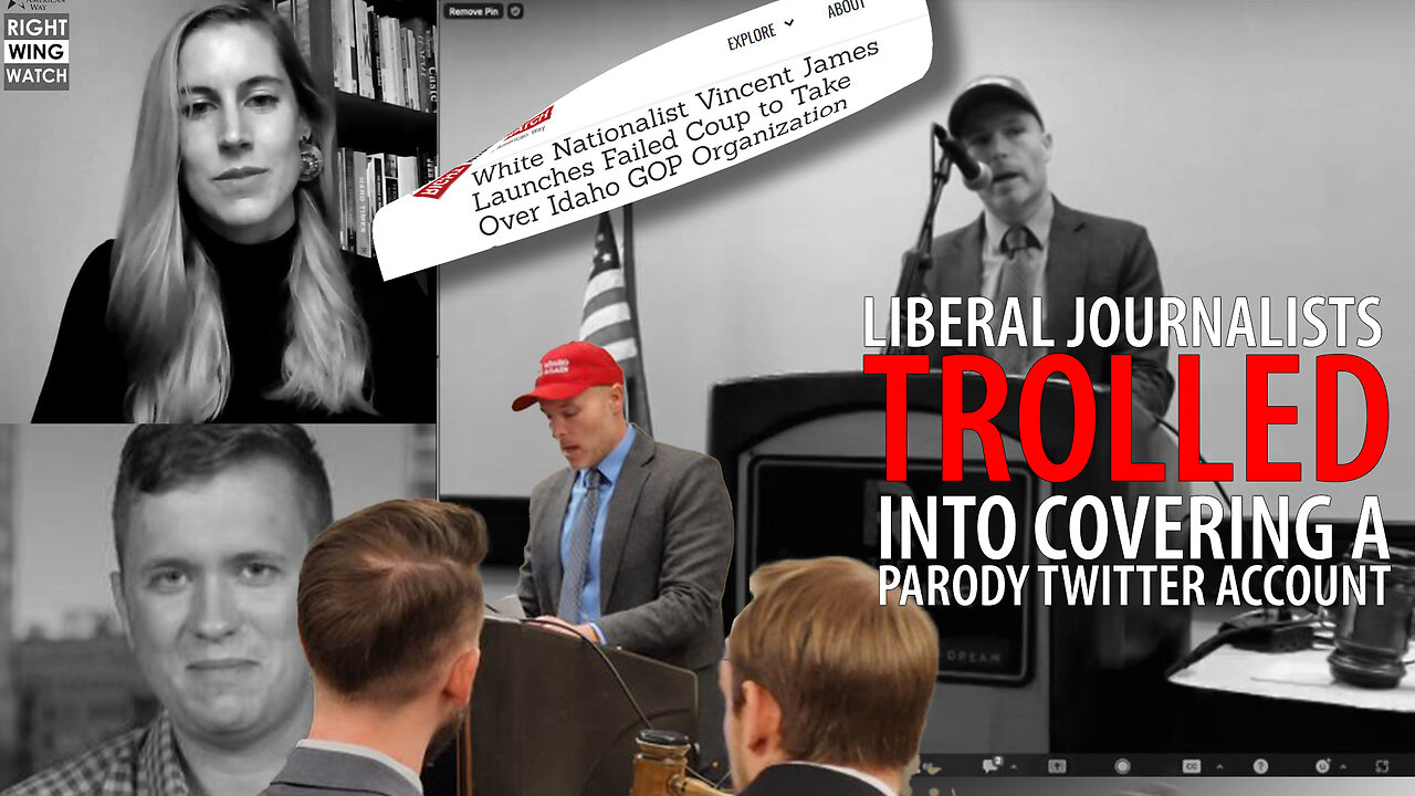 Liberal Journalists TRICKED into Covering a Fake Twitter Account Set up by Right Wing Trolls