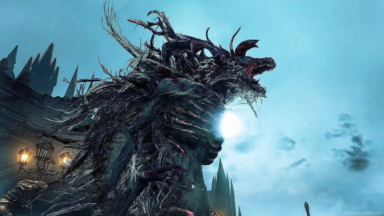 BLOODBORNE Cleric Beast Boss Fight