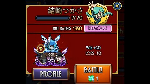 DIAMOND 3 Rift Battles Skullgirls Mobile