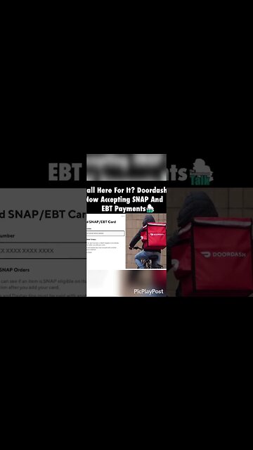#doordash now accepting #Snap #Foodstamps