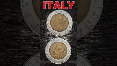 ITALY 500 LIRE 1993. #shorts #viral #coinnotesz