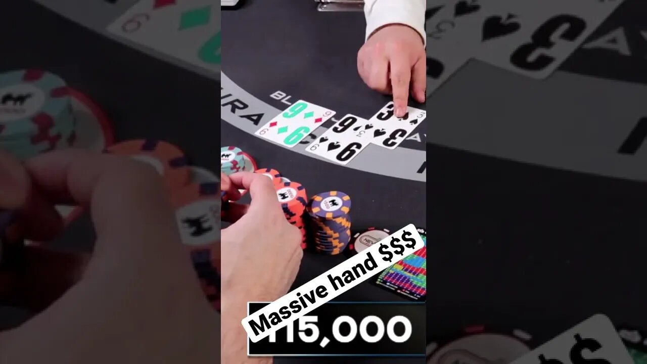 $$ Massive Blackjack Hand