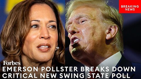 Emerson Pollster Breaks Down New Swing State Poll Showing Very Tight Race Between Trump & Harris