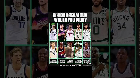 Which dream duo are you choosing ? #basketball #nba #sports #fypシ #tiktok