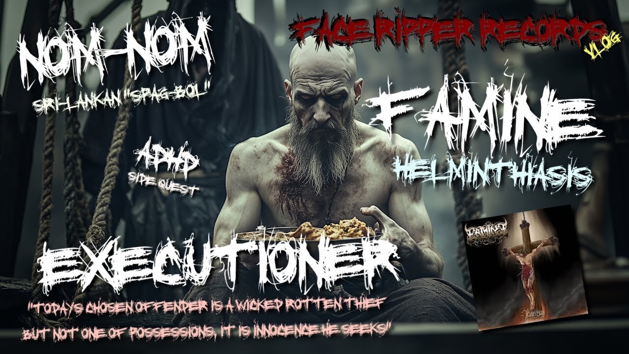 FACE RIPPER VLOG #3: THE FAMINE, THE FEAST, THE EXECUTIONER