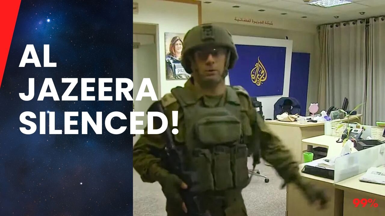 Israeli Forces Storm Al Jazeera Office, Enforce 45-Day Media Blackout