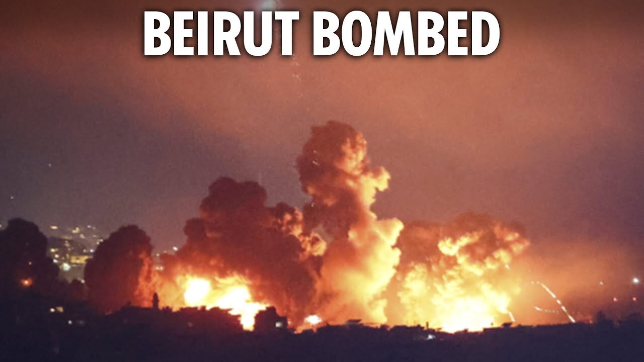 Israel launches fresh airstrikes near Beirut airport as string of explosions heard