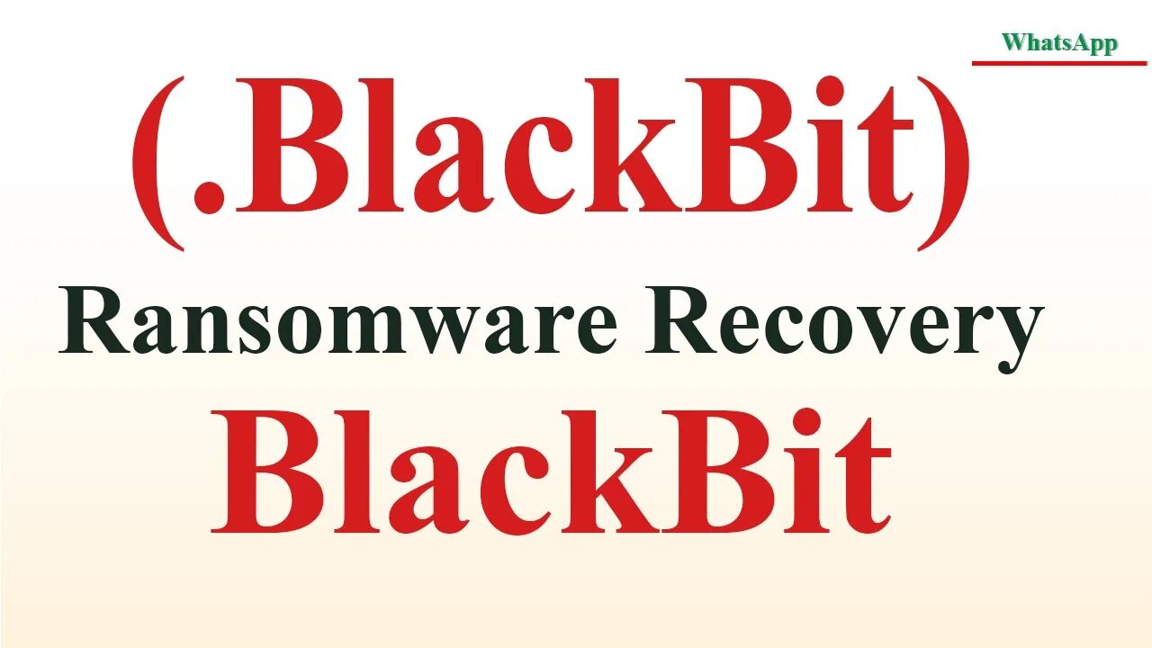 || SOLVED || BlackBit (.BlackBit) Loki Locker ransomware virus - removal and decryption