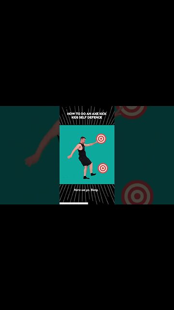 MINECRAFT - KIDS SELF DEFENCE - HOW TO DO AN AXE KICK. FUN KICK FOR KIDS SELF DEFENCE with MINECRAFT