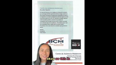 NGO In Mexico Handing Out The 'Vote For Joe Biden' Flyers 