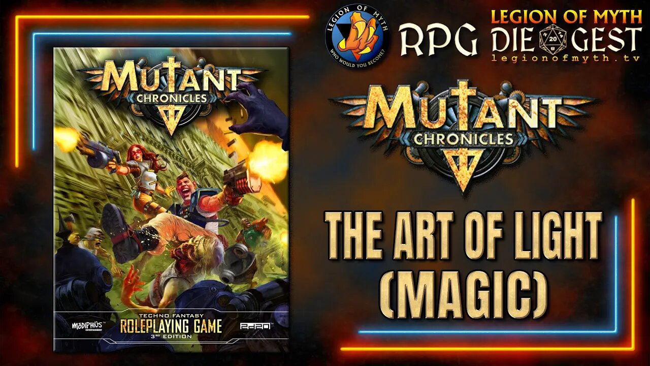 MUTANT CHRONICLES 3E - The Art of the Light (Magic)