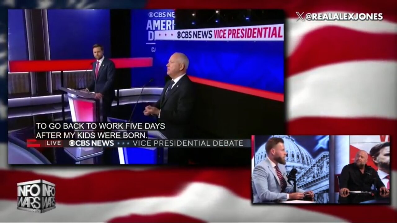 FULL SHOW: Vance-Walz Debate Coverage With Alex Jones & Guests (Pre + Post Debate)
