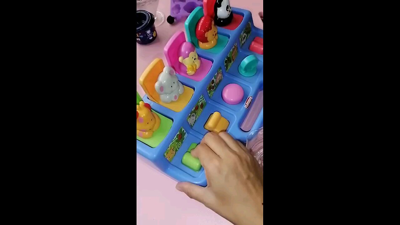 ASMR 😍🔴 So Cute Playskool Pop up Learning toy #shorts #satisfying #asmr