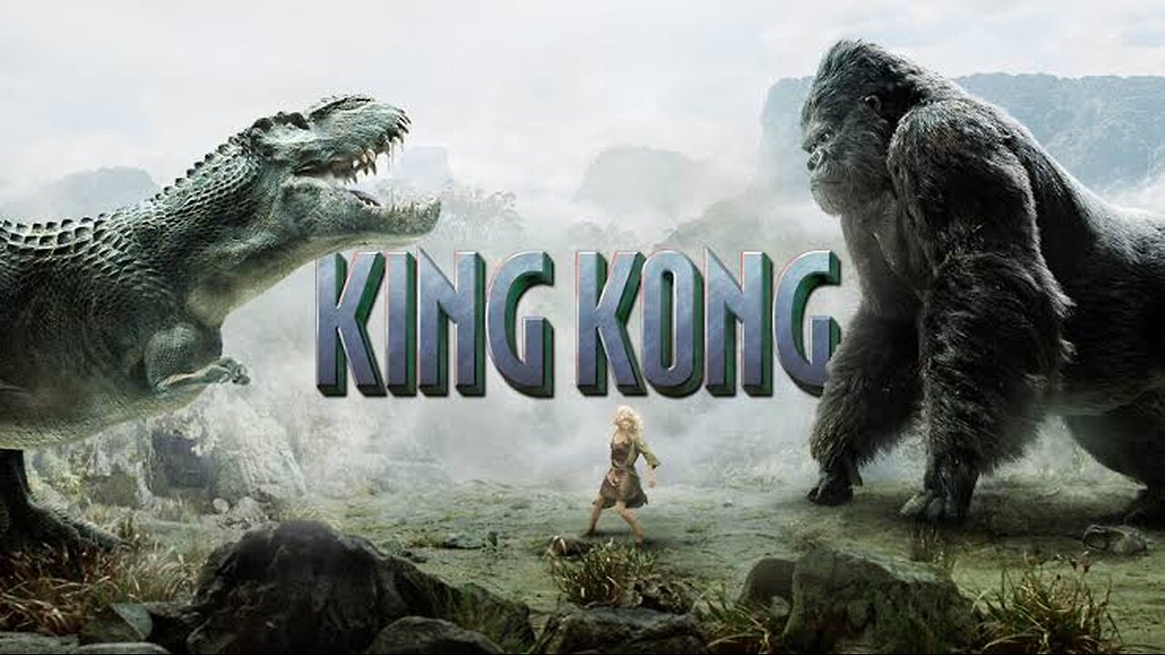 King Kong vs TRex | Fight Scene |