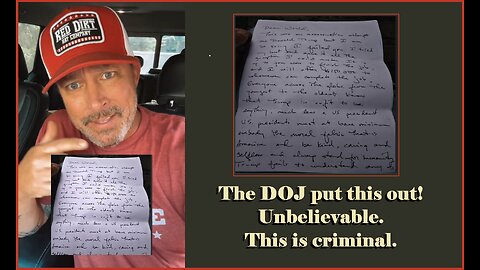 Chad Prather - The DOJ put this out! Unbelievable. This is criminal.