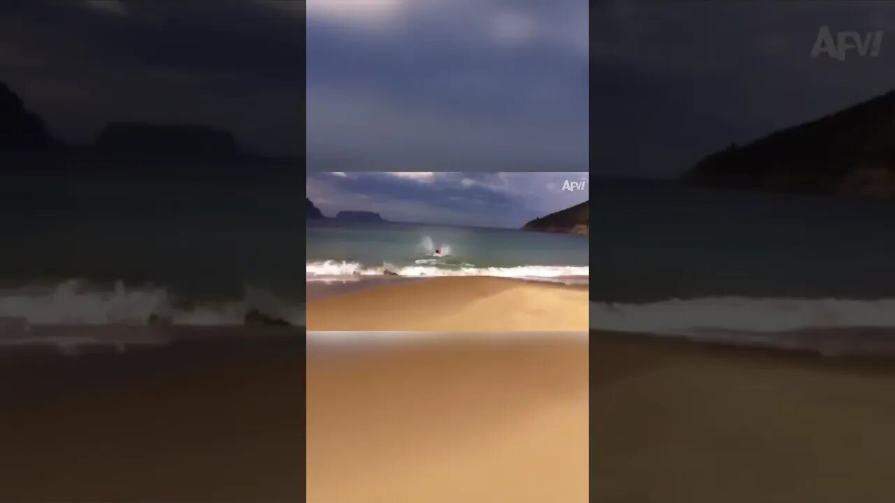 Beach playtime gone wrong