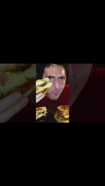 ASMR CHEESY JAPANESE SANDO + WASABI *mukbang no talking*