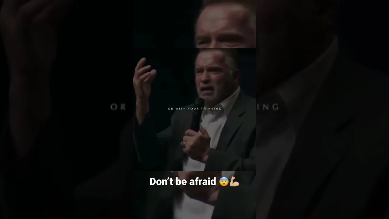 Don’t be afraid 😨💪🏼