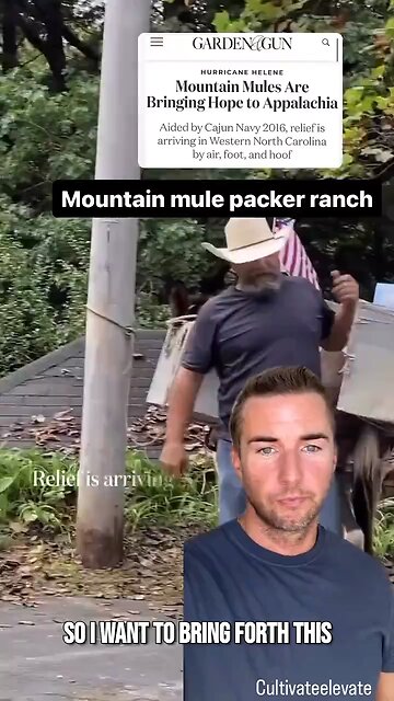 We the people helping we the people… 👏🏻👏🏻👏🏻 http://www.mountainmulepackers.com