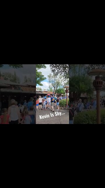 Disney's Animal Kingdom | Kevin Seems Shy.