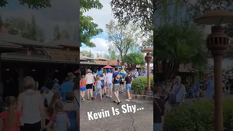 Disney's Animal Kingdom | Kevin Seems Shy.