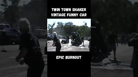 Twin Town Shaker Funny Car Startup and Burnout! #shorts