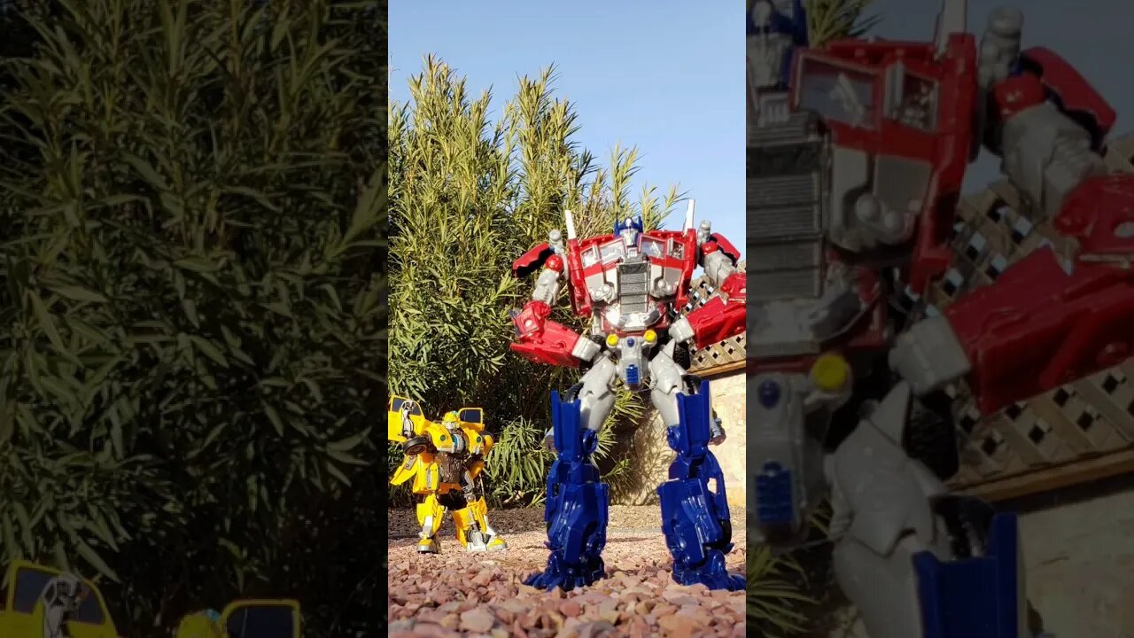 Teaser to My New Review coming soon!!! #optimusprime #bumblebee #transformers #review #teaser