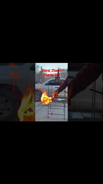 Indie Jones Torch DIY: Forge lighting Ceremony
