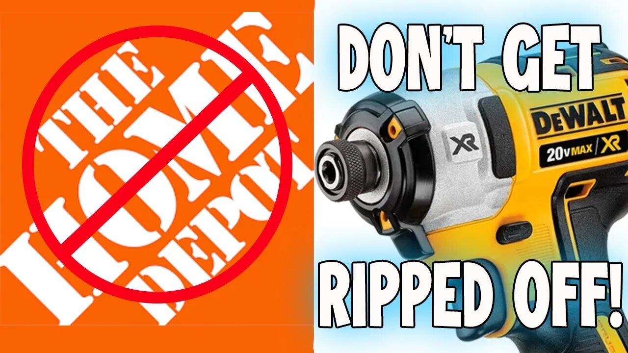 Do NOT buy these tools at The Home Depot or you'll get ripped off