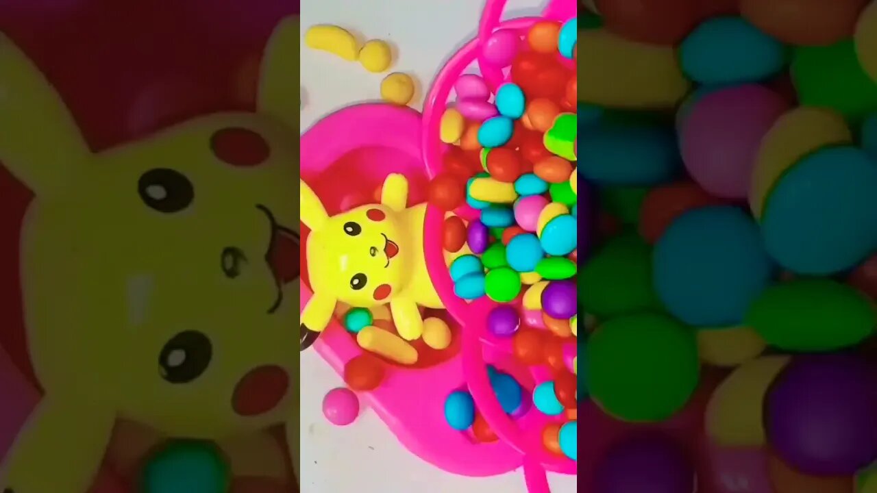 satisfying ASMR video mixing candy in magic bathtubs #asmr