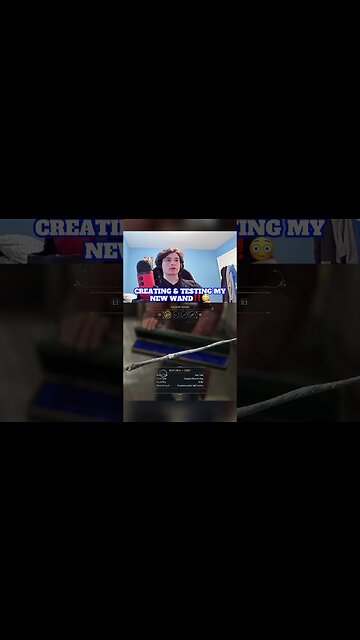 Making The BEST Wand In Hogwarts Legacy‼️😳 | #shorts #hogwartslegacy #gaming #reaction