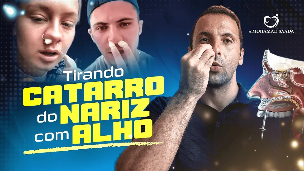 COMO TIRAR CATARRO DO NARIZ COM ALHO? ISSO DA CERTO? É SEGURO?