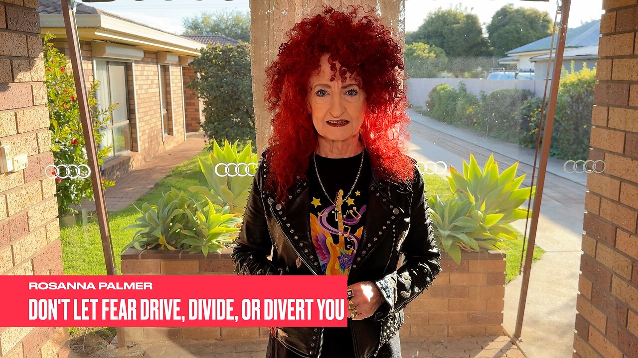 "Don't Let Fear Drive, Divide, or Divert You" - Rosanna Palmer, Creative (2024)