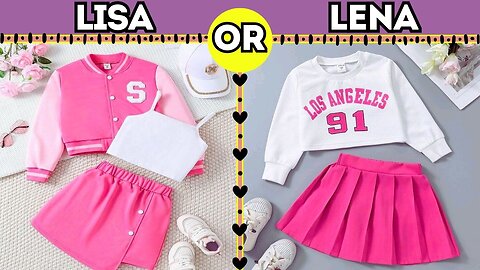 LISA OR LENA 🌟 [FASHION] ♥ #lisa #lisaandlena #lena #lisaorlena #lisalena