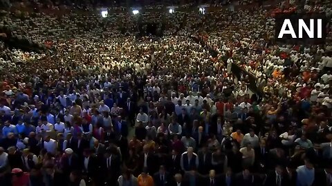 India's National Anthem on the Stage of America