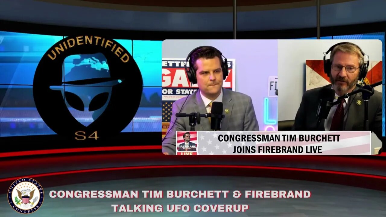 Congressman Tim Burchett & Congressman Matt Gatez Discuss UFO Cover-Up Together