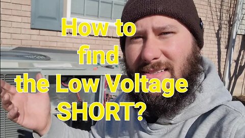 low voltage short troubleshooting