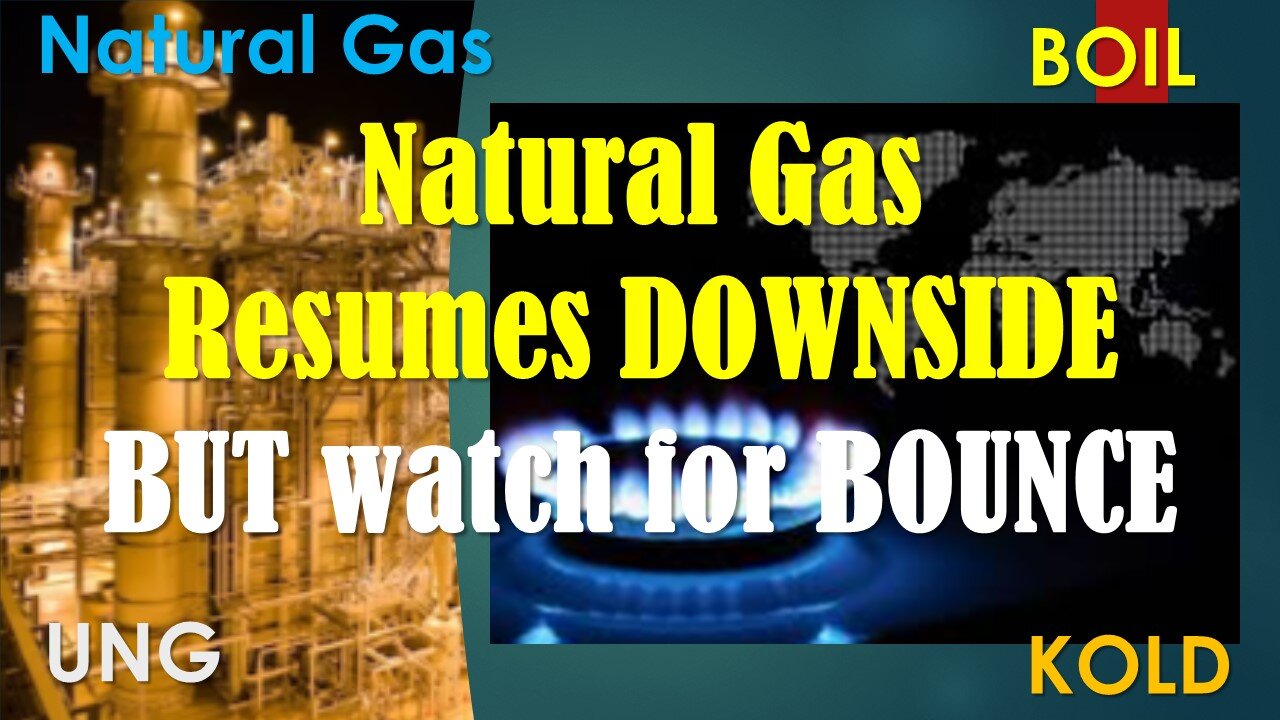 Natural Gas Shorts resume BUT watch for BOUNCE