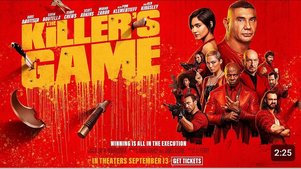 THE KILLER'S GAME Final Trailer (2024) Dave Bautista