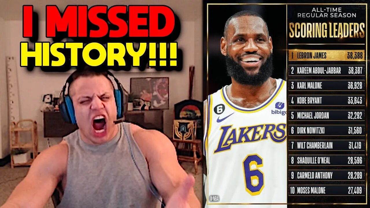 Tyler1 on LeBron James Setting NBA’s All-Time Scoring Record