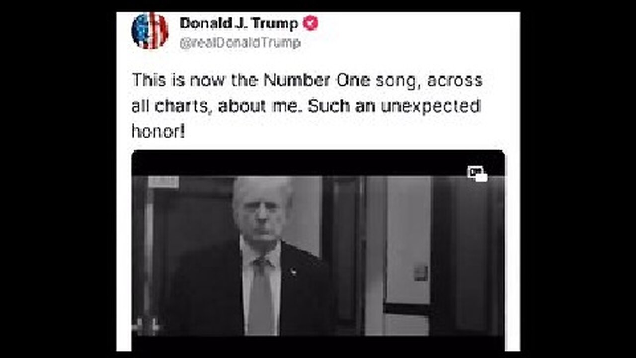 Breaking Report: Trump Song Reaches #1 Across All Charts! "Justice for All" - Must See Video!