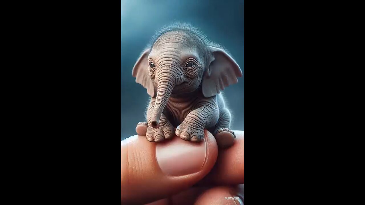 the cutest elephant