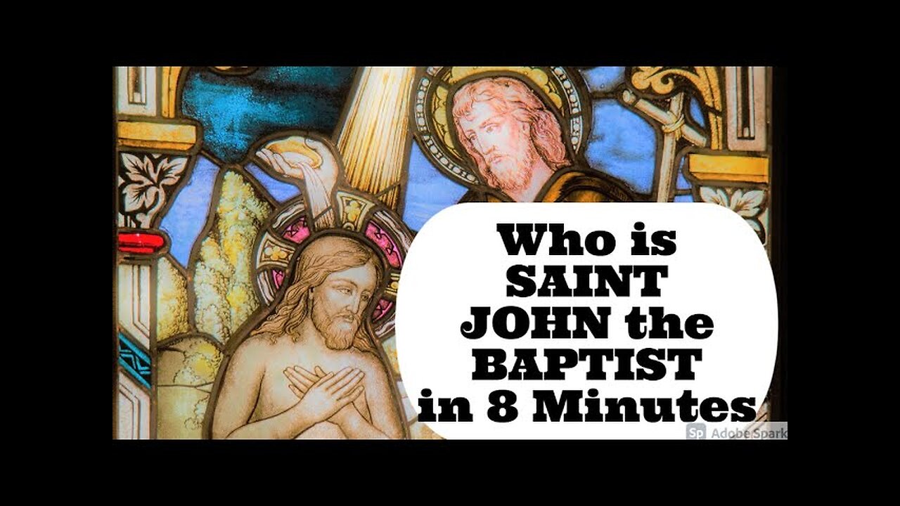 ST JOHN the BAPTIST Story! Who was Saint John the Baptist from the Bible!