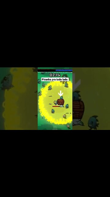 Fuja das piranhas #extremelypowerfulcapybaras #vampiresurvivor #roguelike #scarlettower #shorts