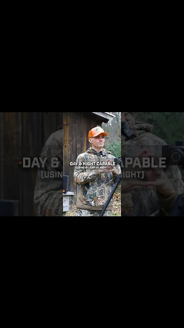 Accufire Omnis Digital Spotting Scope at Night